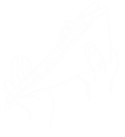 hands holding a folded pizza slice graphic