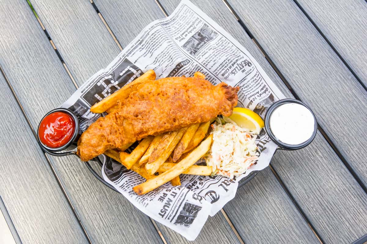 English Fish 'N Chips* - Our Menu - Friar Tuck's Tavern - Irish