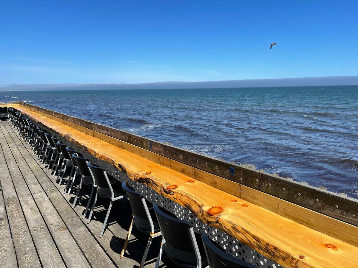 Ocean view from The Pier Patio Pub
