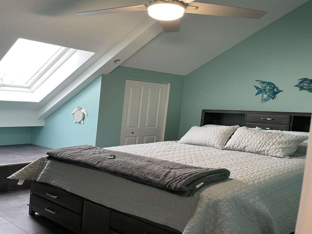 interior of condo- bedroom