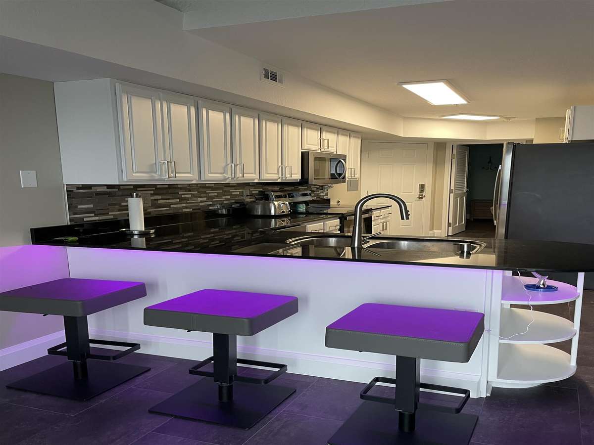 interior of condo - kitchen