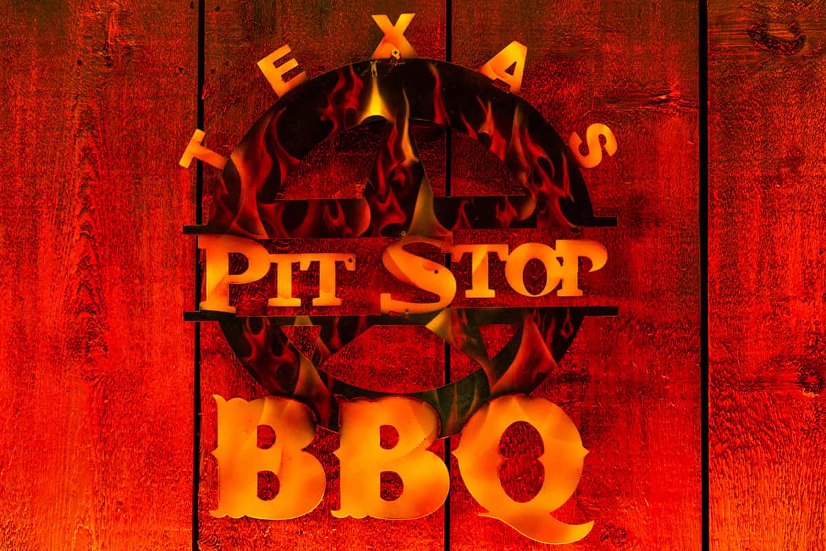 texas pit stop sign