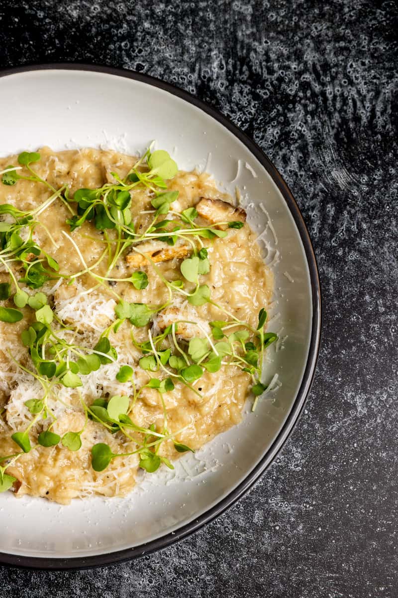 Mushroom risotto
