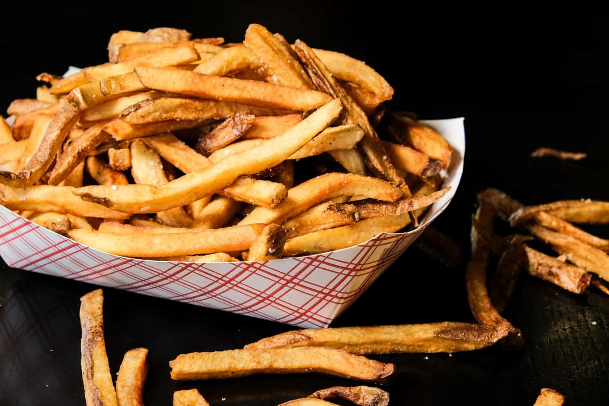 Crinkle Cut Fries, Our Menu