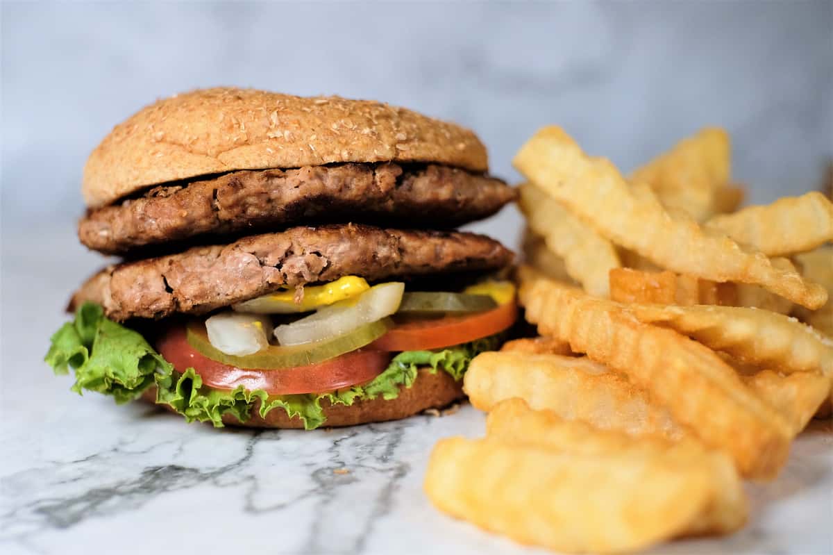 Double Turkey with Crinkle Fries
