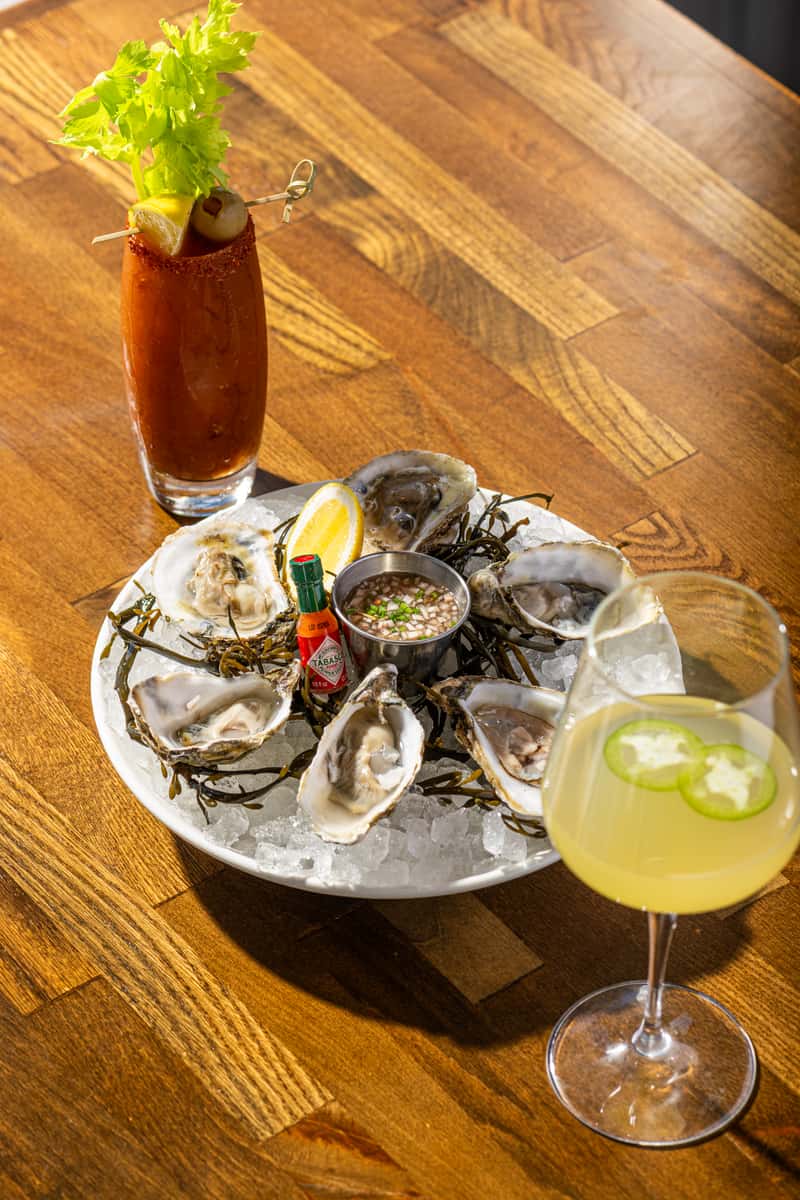 Oysters, Mimosas and a Bloody Mary