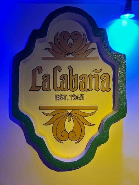 La Cabana Sign Darker