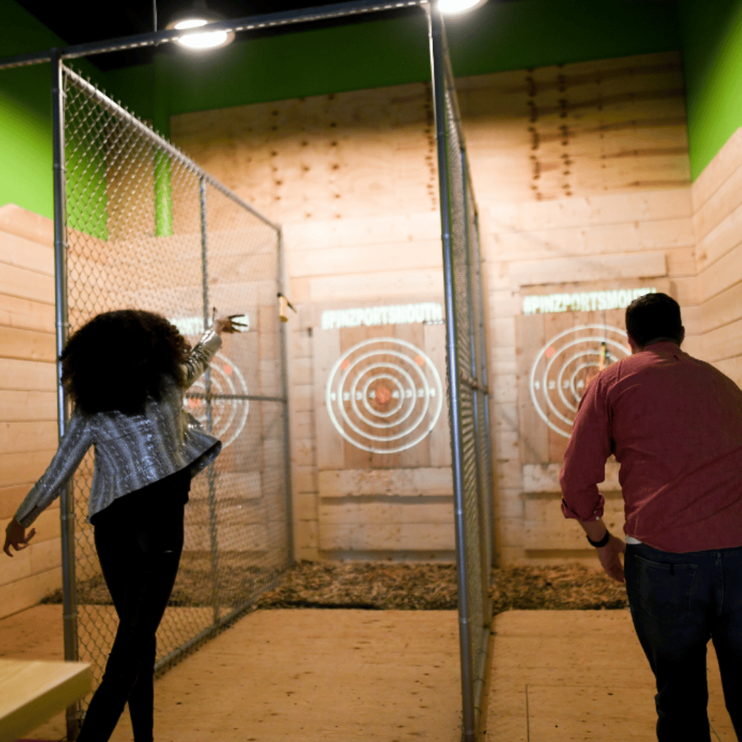 Get your adrenaline pumping on Mondays at PiNZ Bowl! Experience the madness of Monday Mayhem with half-price Axe Throwing all day (walk-ins only). And to add to the excitement, join us for Service Industry Night and savor half-off appetizers from 7 PM till closing time!  Let's make Mondays unforgettable!