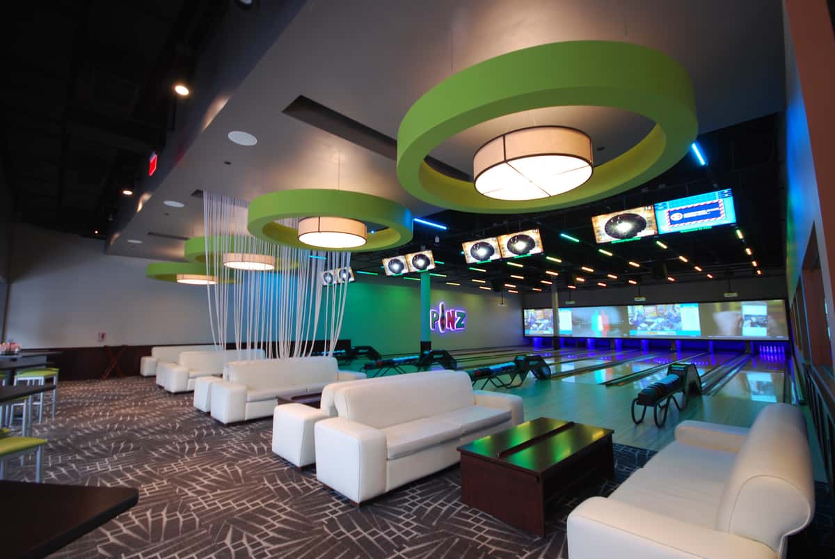 bowling area