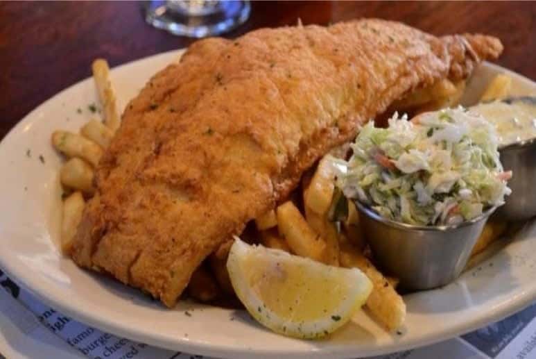 fried haddock
