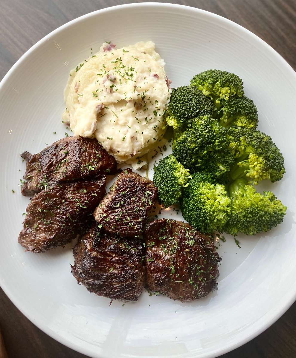 *Sirloin Steak Tips Regular Menu Welly's Restaurant American