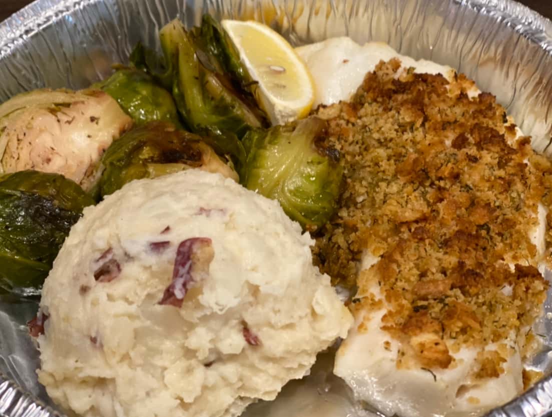 Baked Stuffed Haddock Regular Menu Welly's Restaurant American