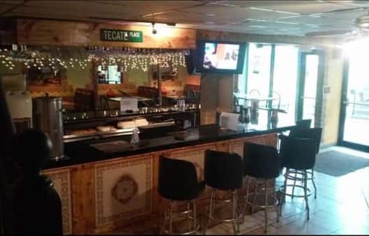 bar area at La casona Mexican Restaurant.