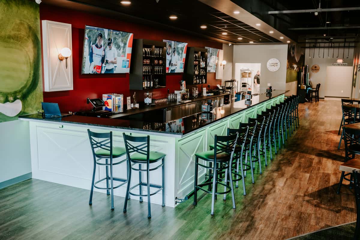 Bar section of space for booking