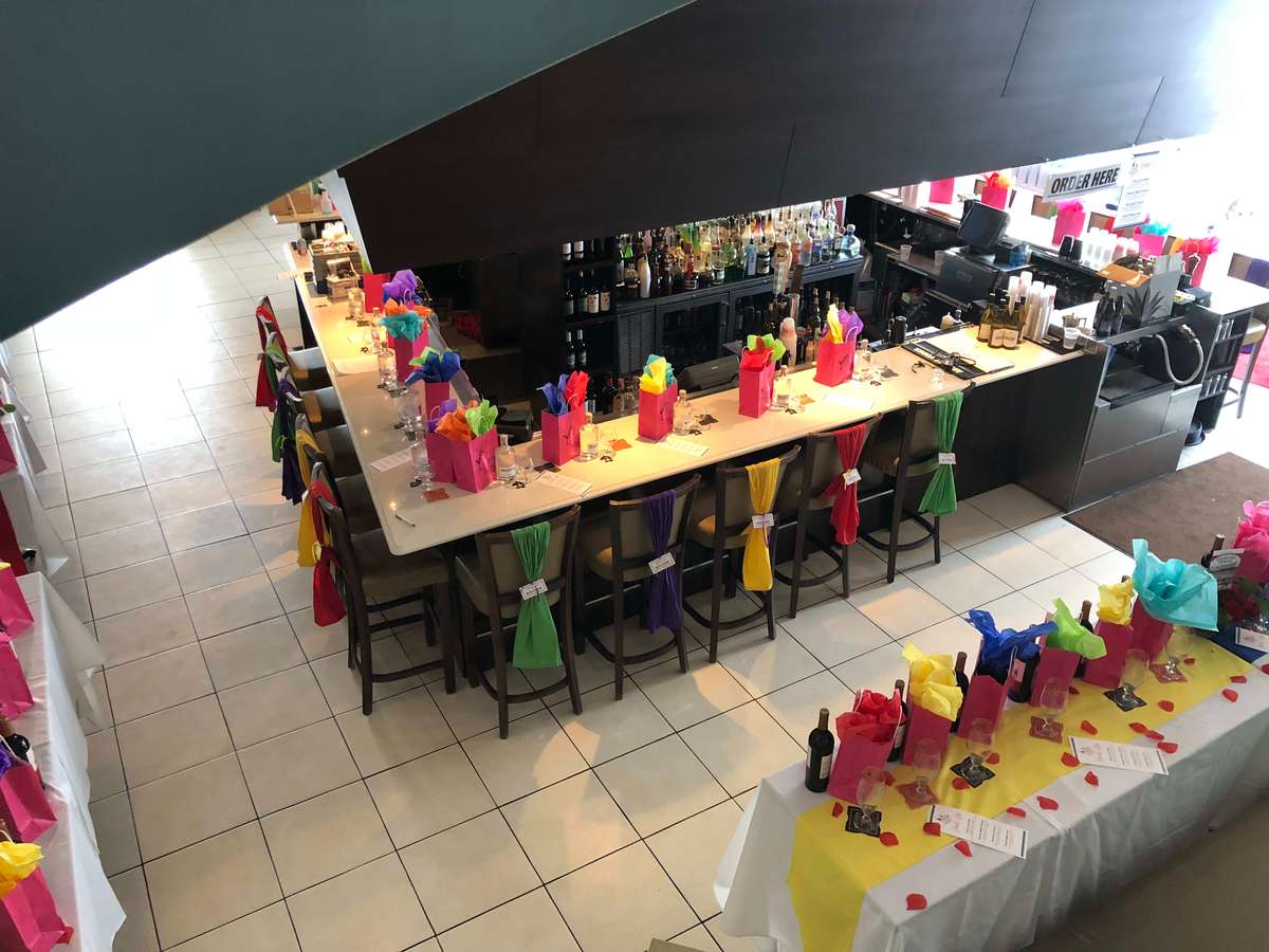 tables set up for function