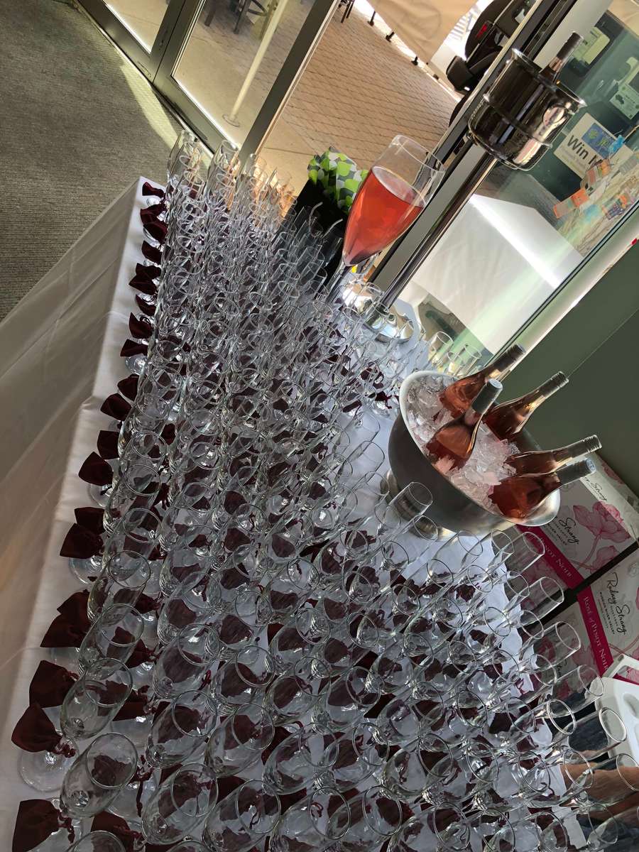 glasses set up