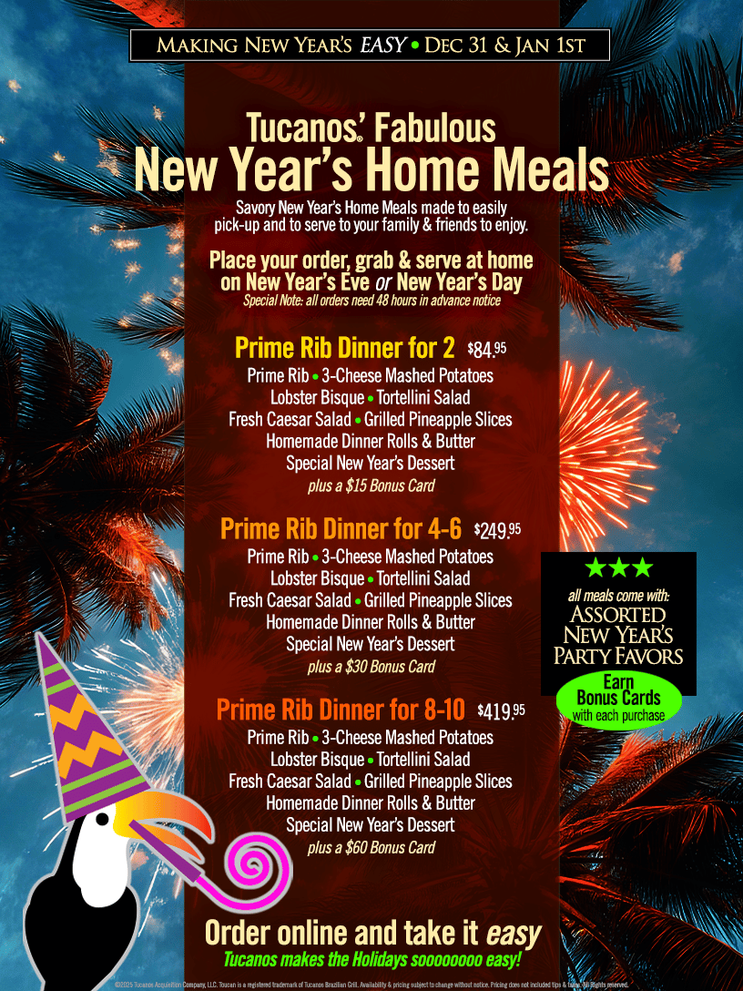 NYE Home Meals