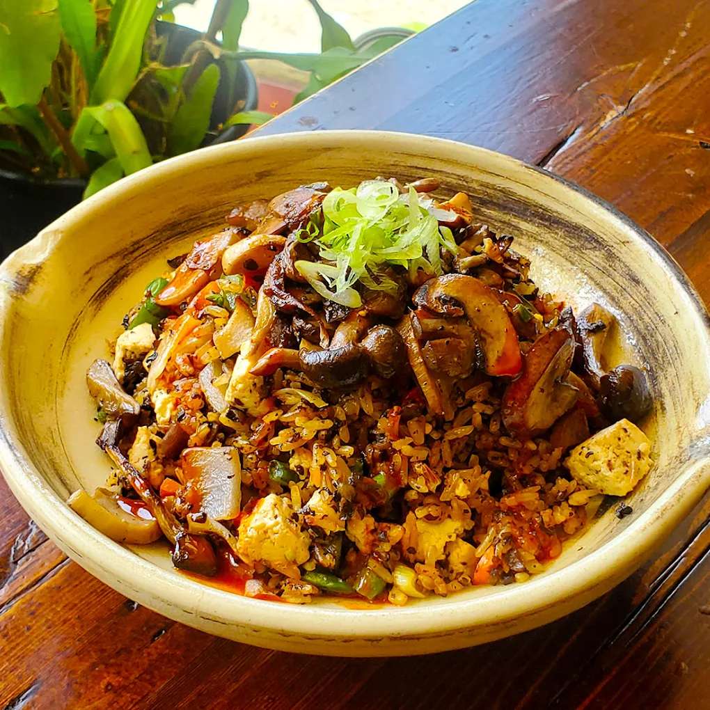 Mushroom fried rice
