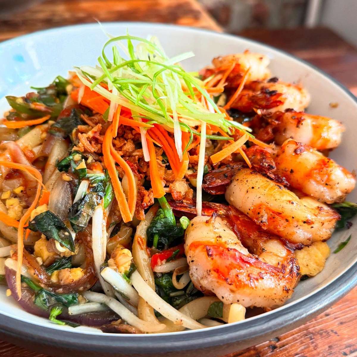 burbon bacon drunken udon