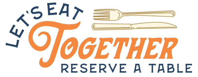 Let's Eat Together Reserve a table graphic