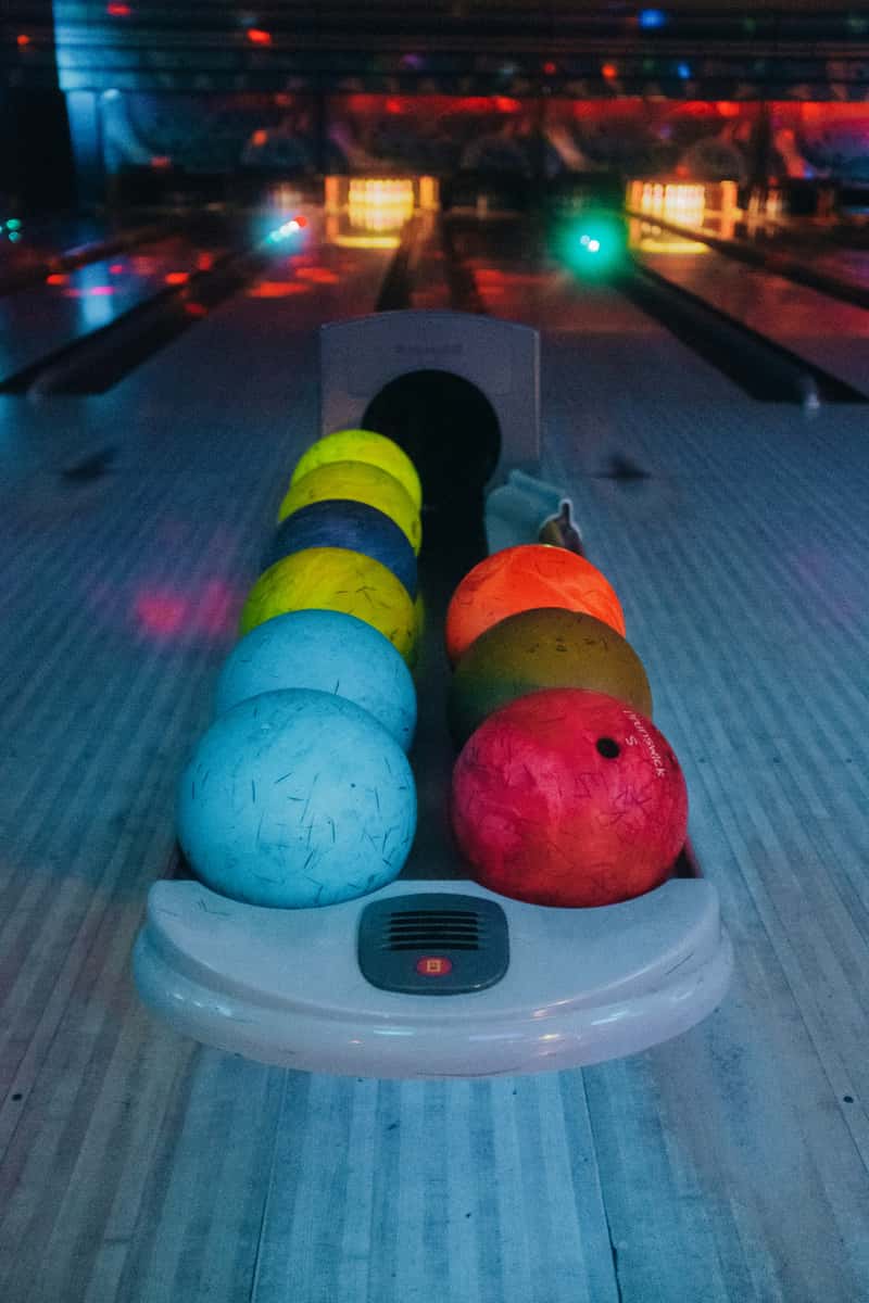 bowling balls