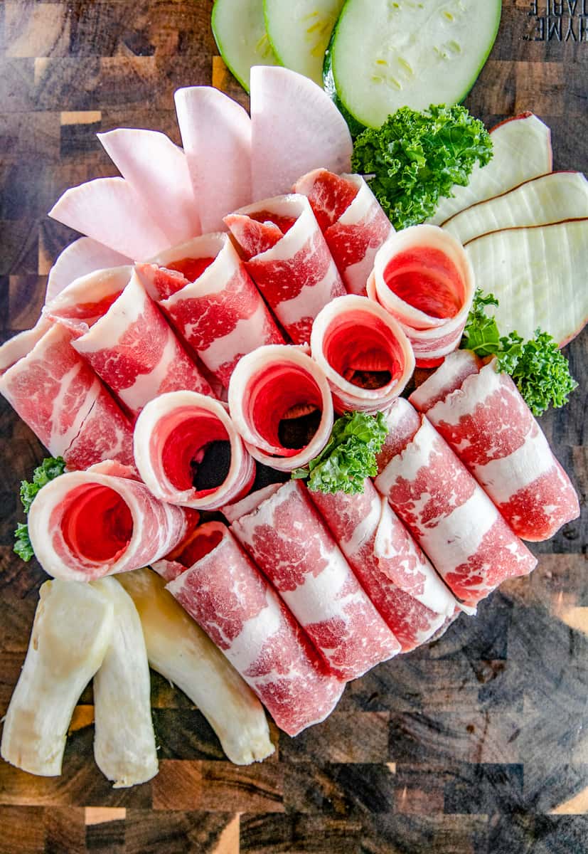 Korean Bbq Thin Sliced Pork Pork Belly Samgyeopsal Marinade Pork