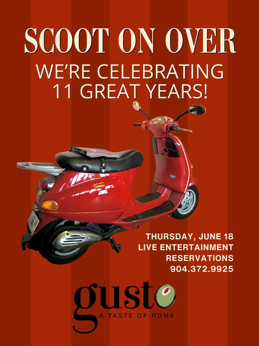 Join us for our 11 year anniversary party - Gusto