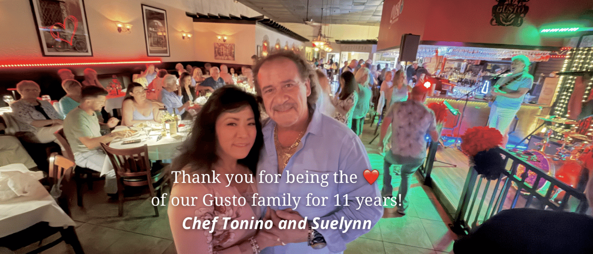 Gusto celebrates 11 year anniversary
