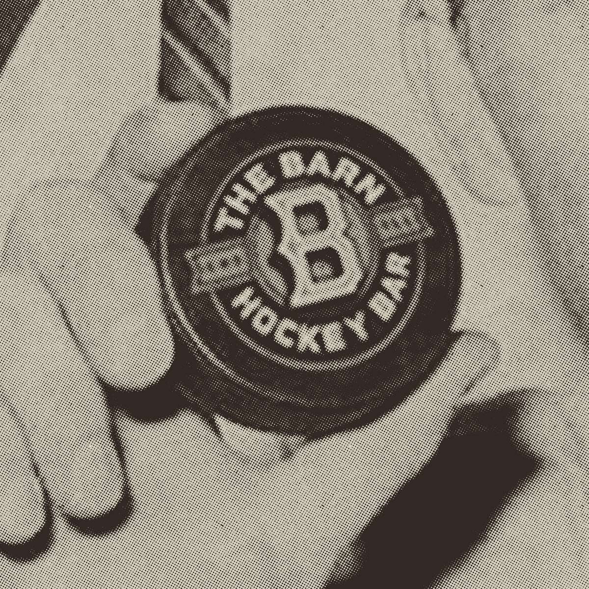 Old school hockey puck