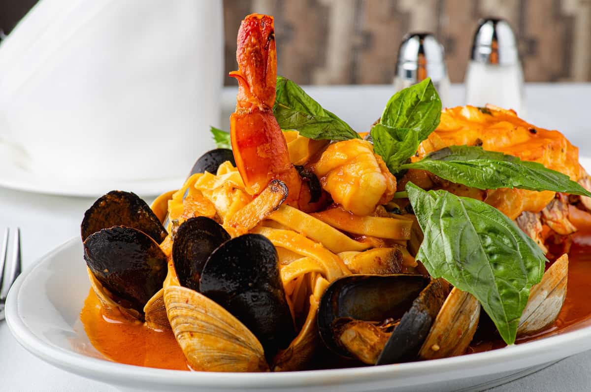 Seafood Pasta at Big Blue