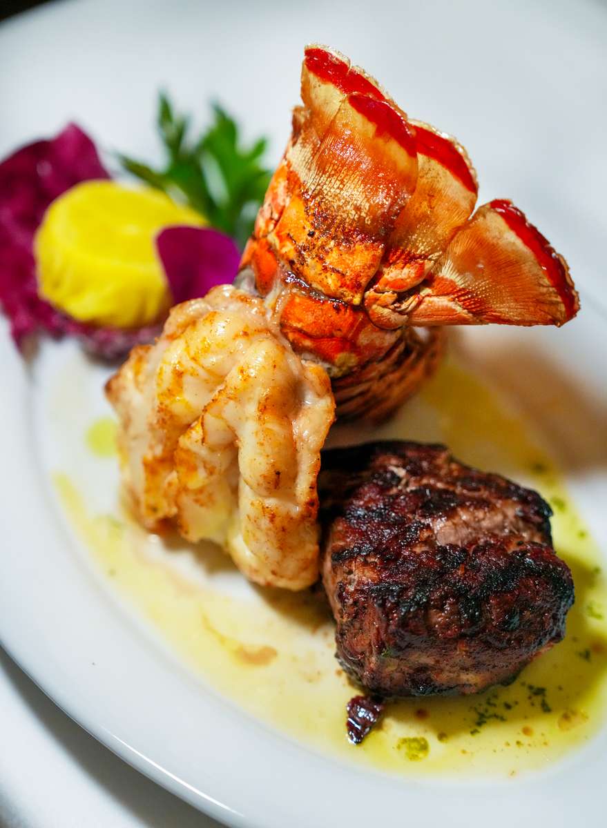 Surf and Turf with Lobster Tail