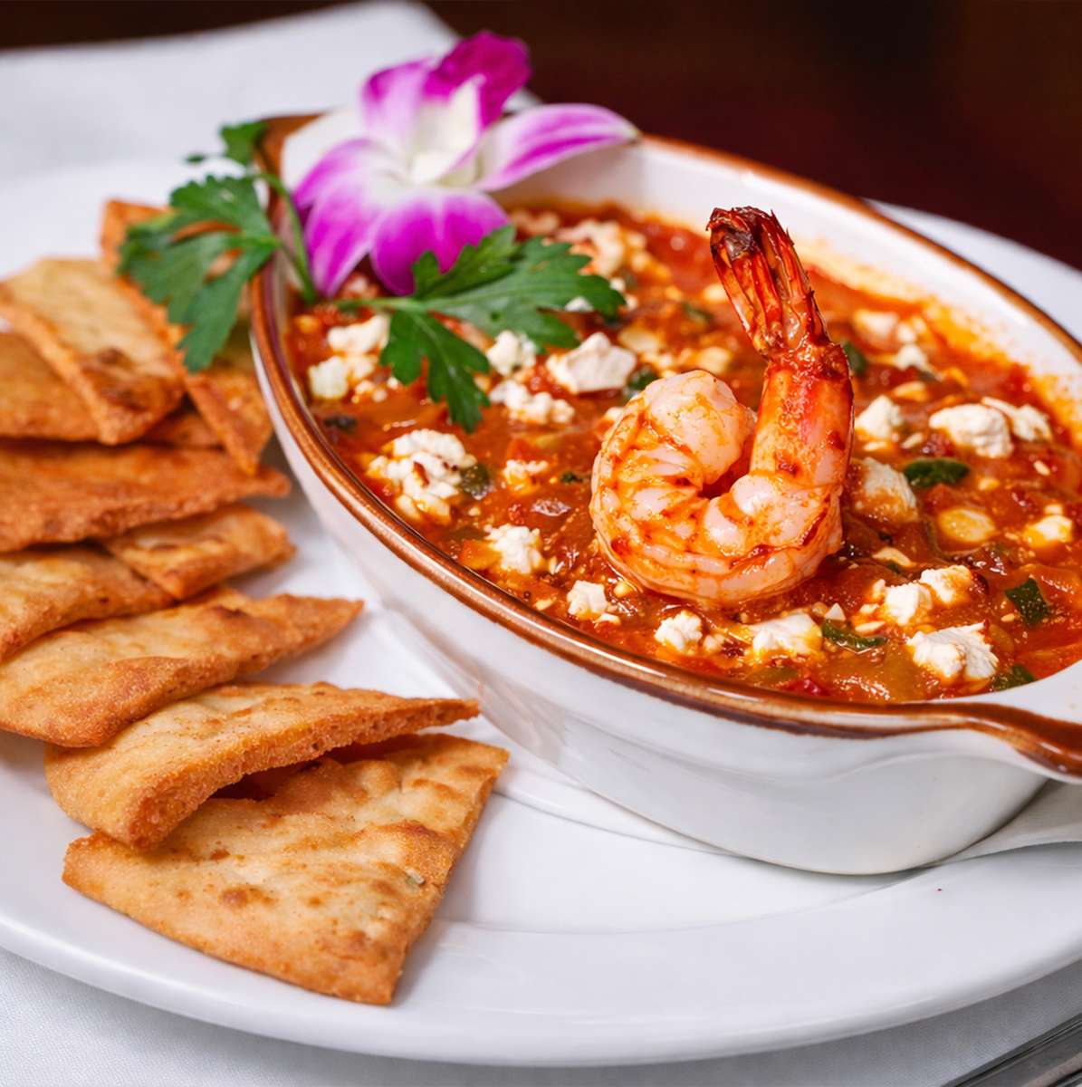 Shrimp Saganaki
