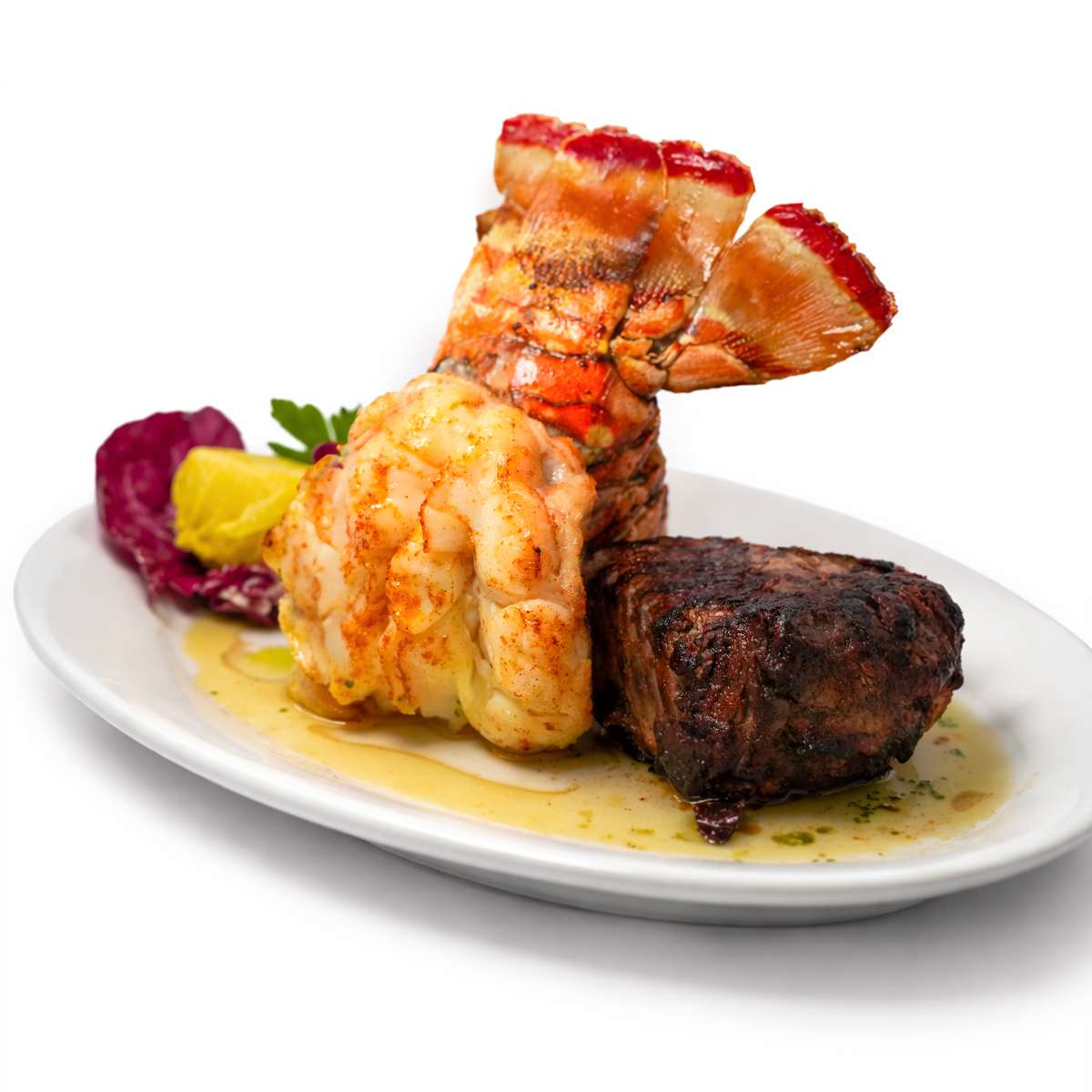 Surf and Turf at Big Blue Seafood & Grill