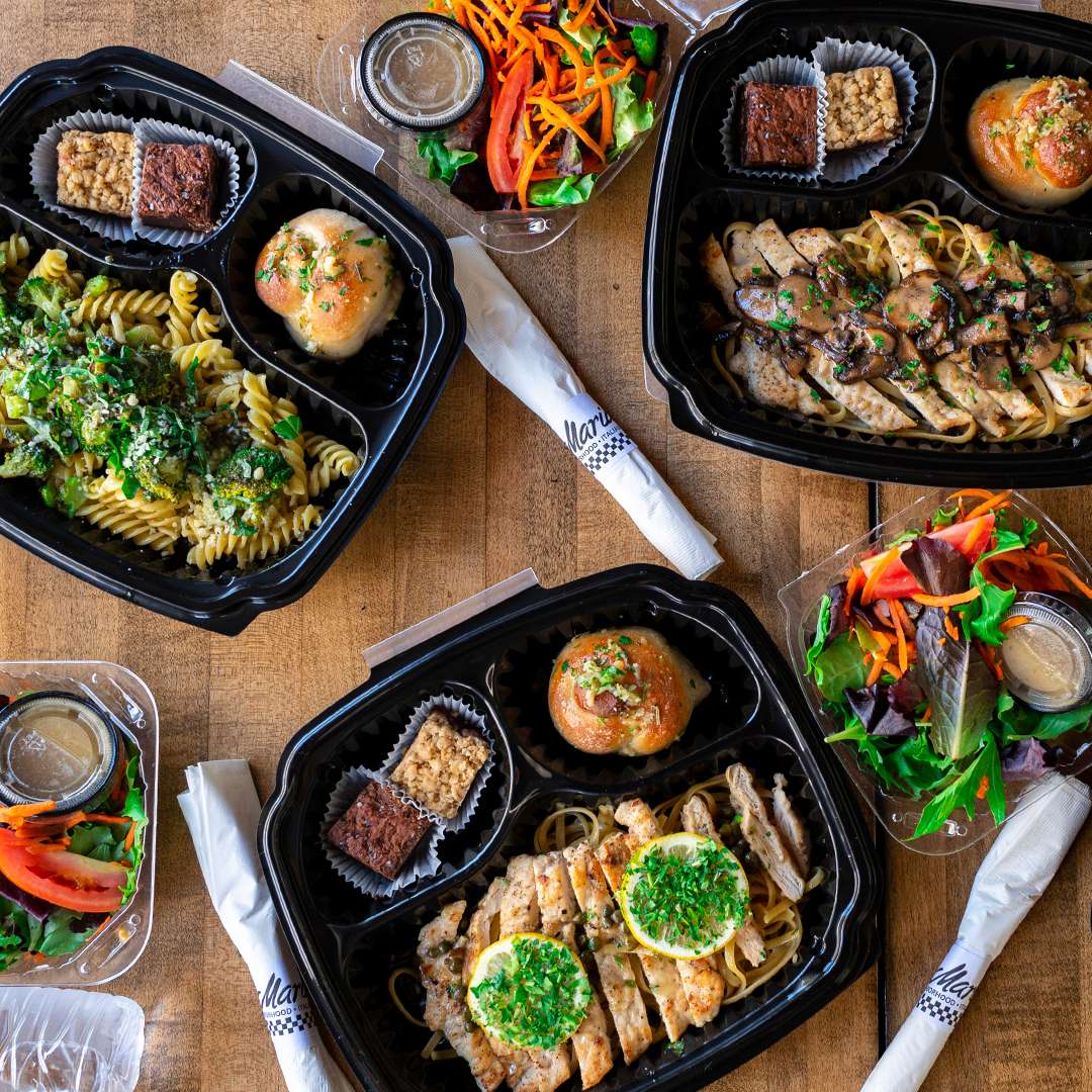 boxed cater meals