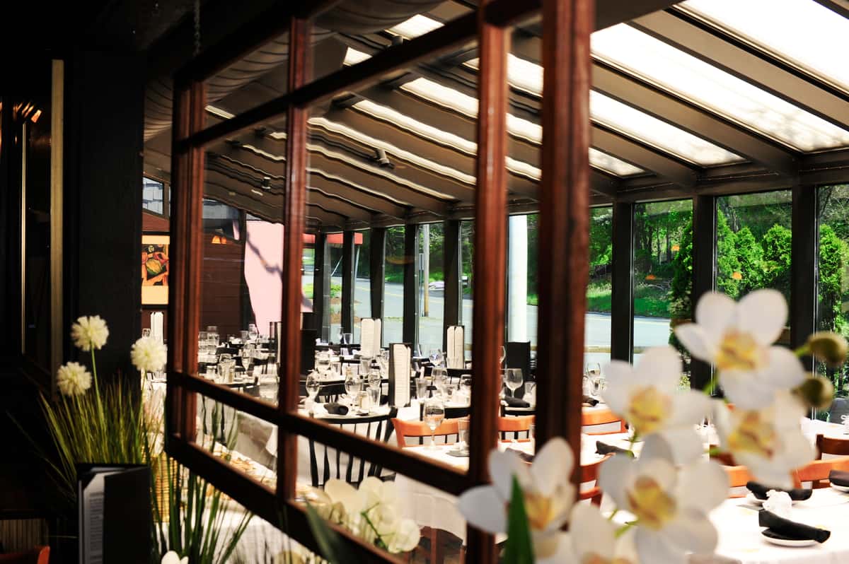 View of the Atrium from the Main Dining room