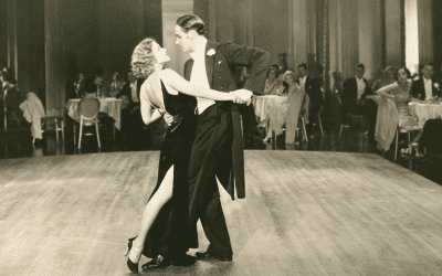 vintage image of people dancing