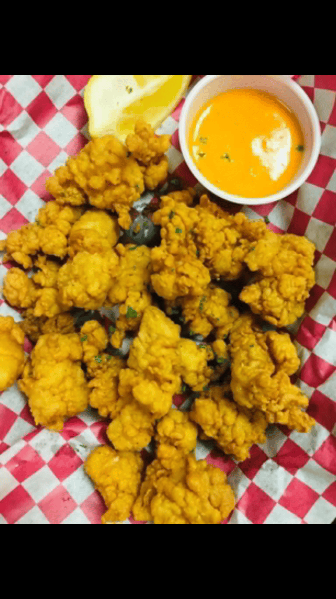 Alligator Bites Our Menu Bluewater Grill and Bar Seafood