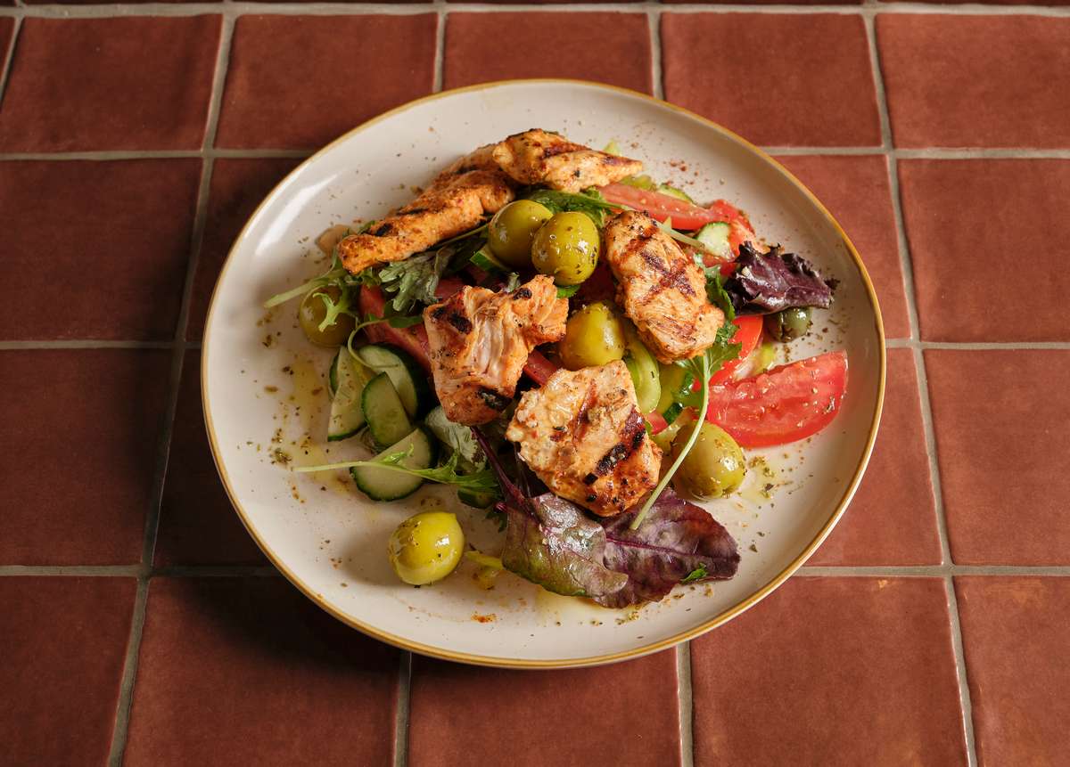 Chicken Shish Salad