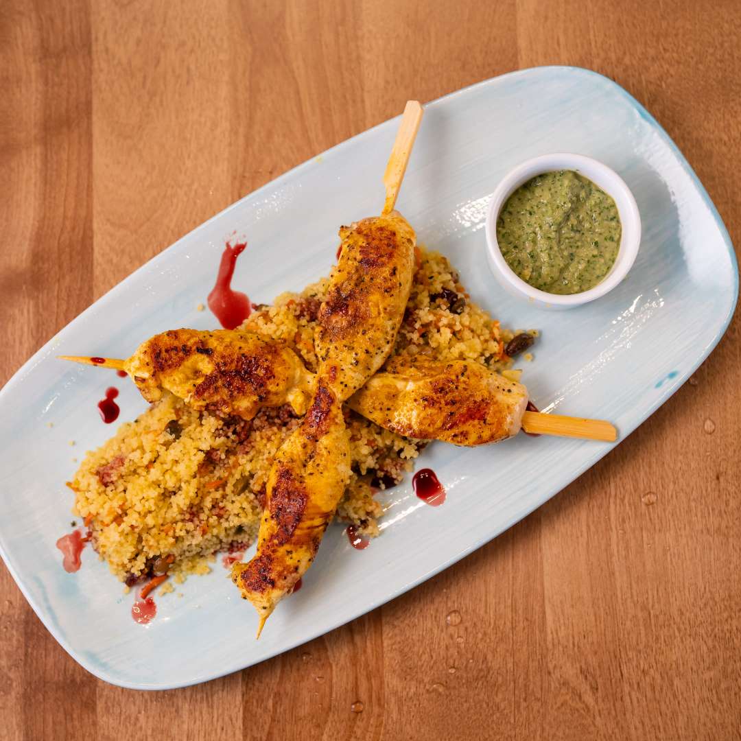Chicken skewers