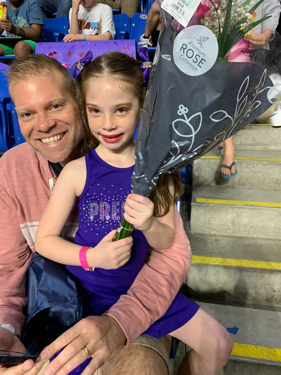 Olivia and her father