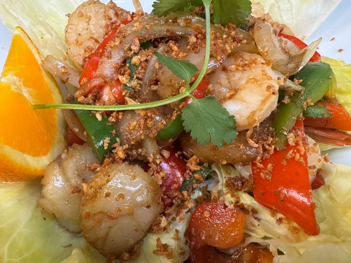 Garlic Prawn and Scallop