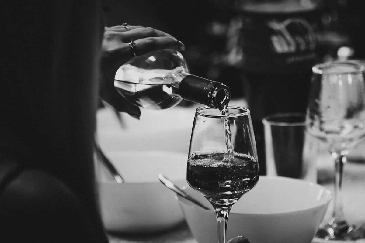 wine serving