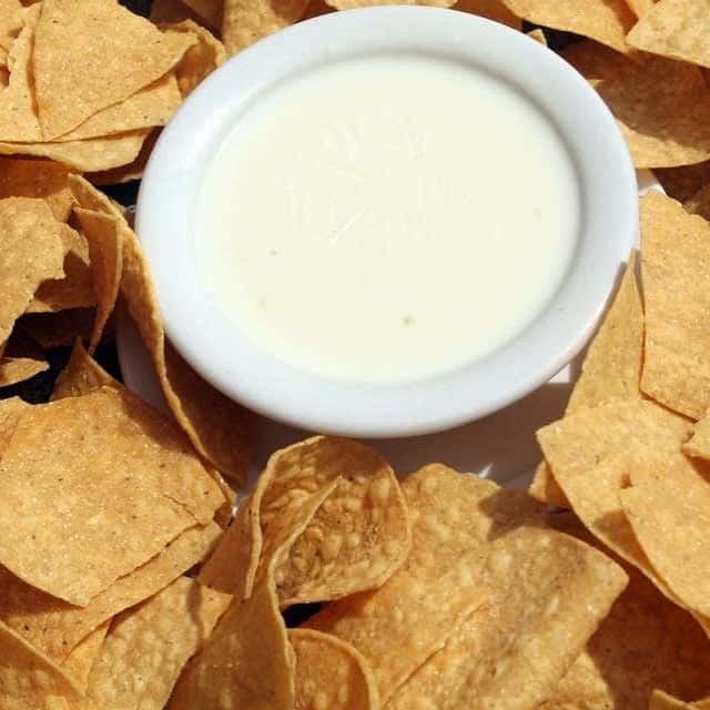 queso with chips