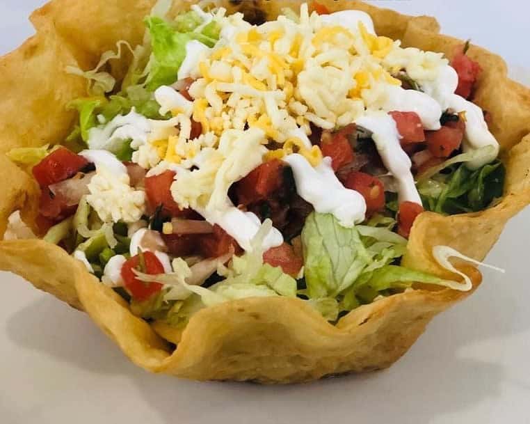 Taco Salad Dinner Menu Margarita King Mexican Grill Cantina 