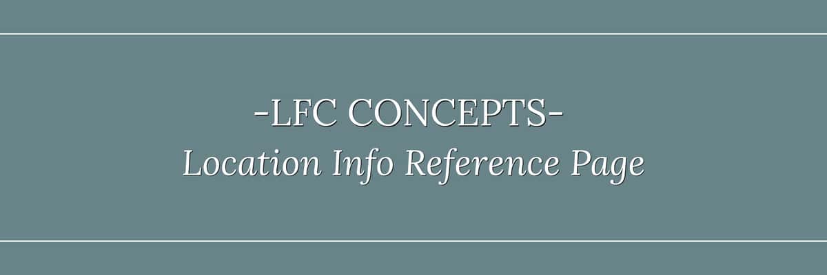 ConceptLocation Info Page Header
