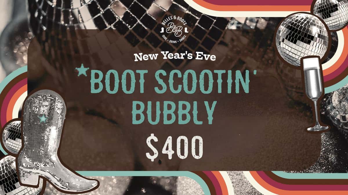 boot scooting bubbly package