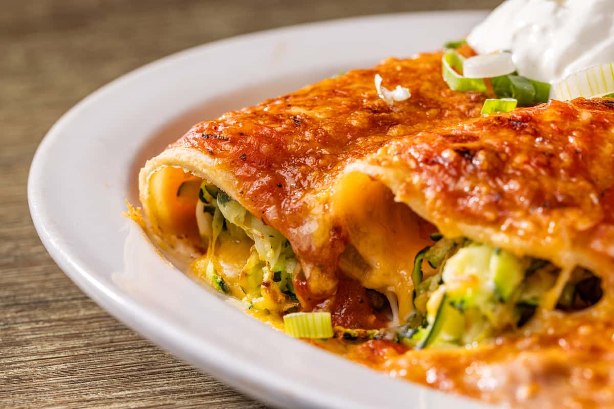 Zucchini Enchiladas - Coyote Grill | Mexican Restaurant in Laguna Beach, CA