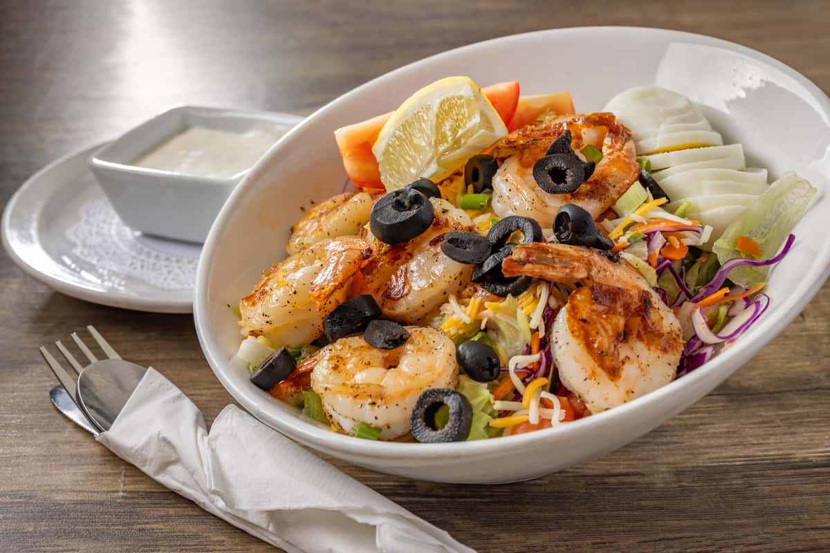 Shrimp Salad Coyote Grill Laguna Beach Mexican Restaurant in