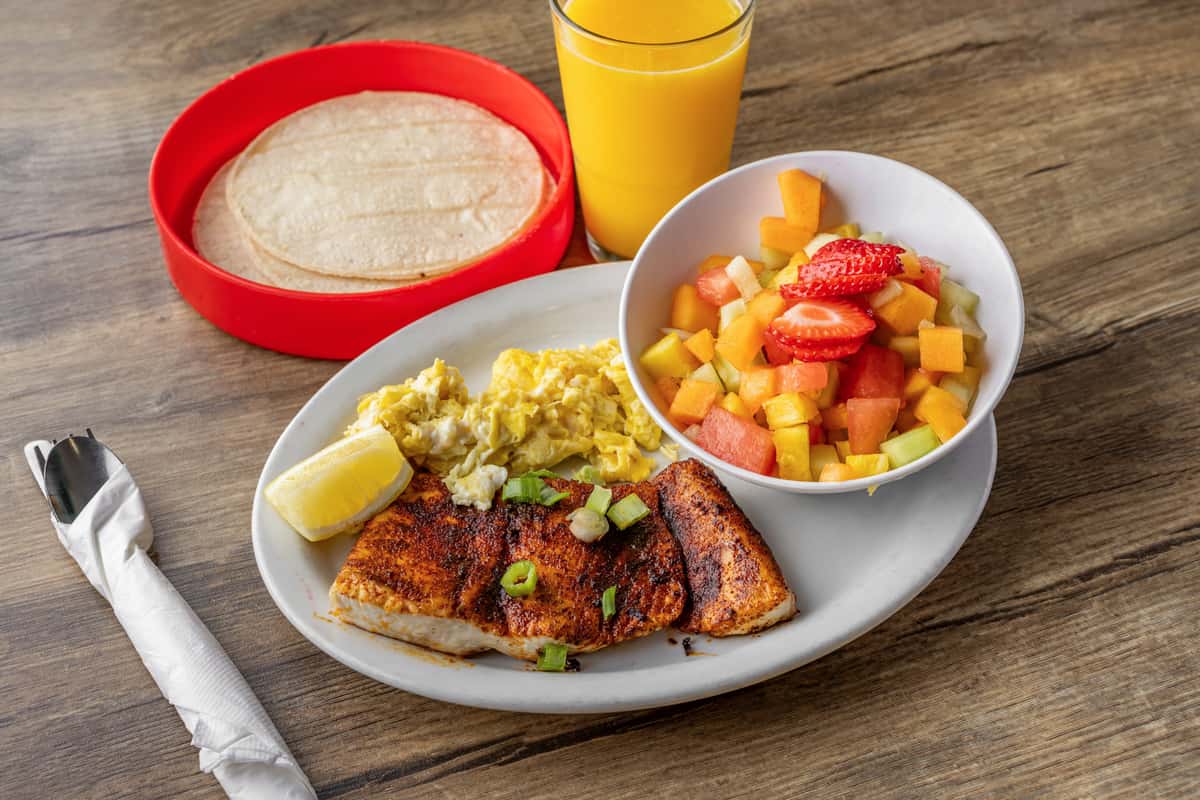 Fish and Eggs Breakfast