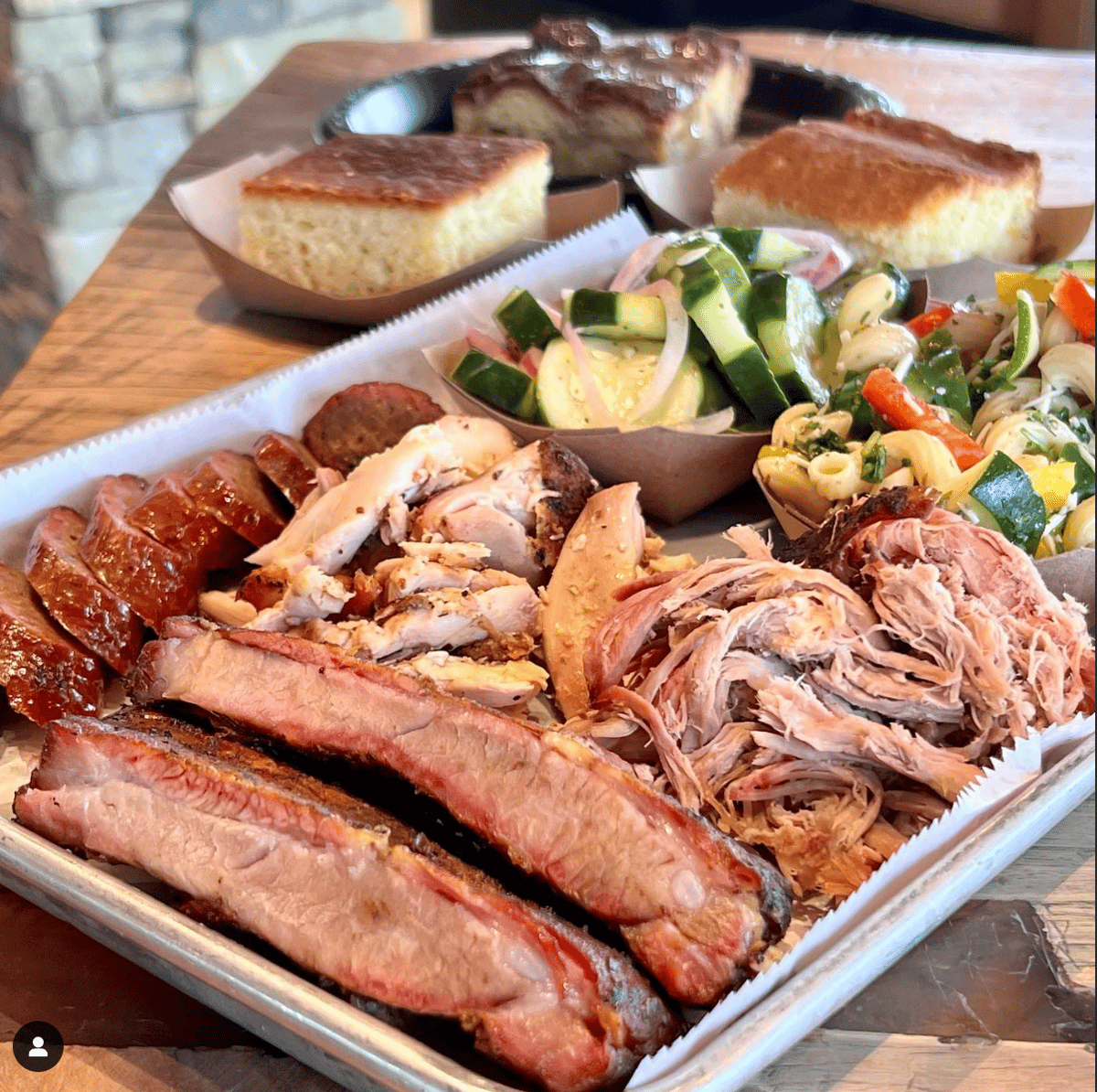 tray of meat options